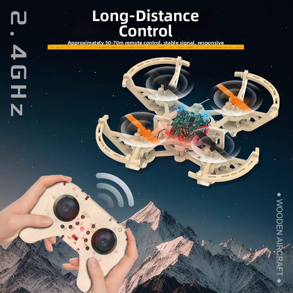 RC Wooden Drones Model Kit 3 S - Drone Kit Octocopter 评论和价格